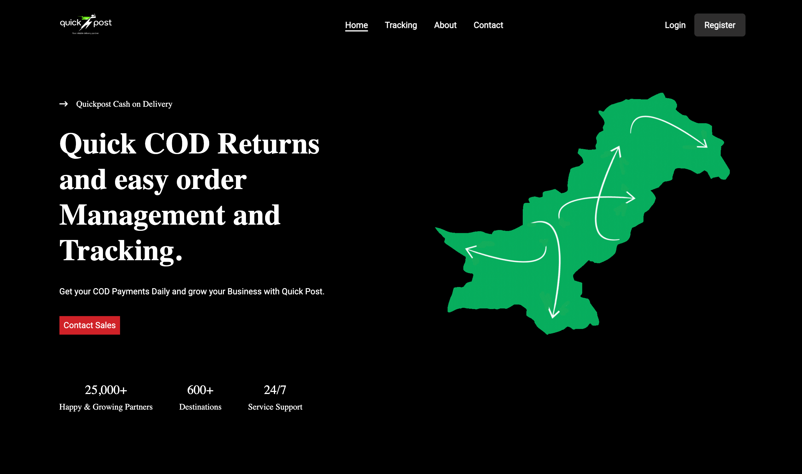Screenshot of QuickPost project